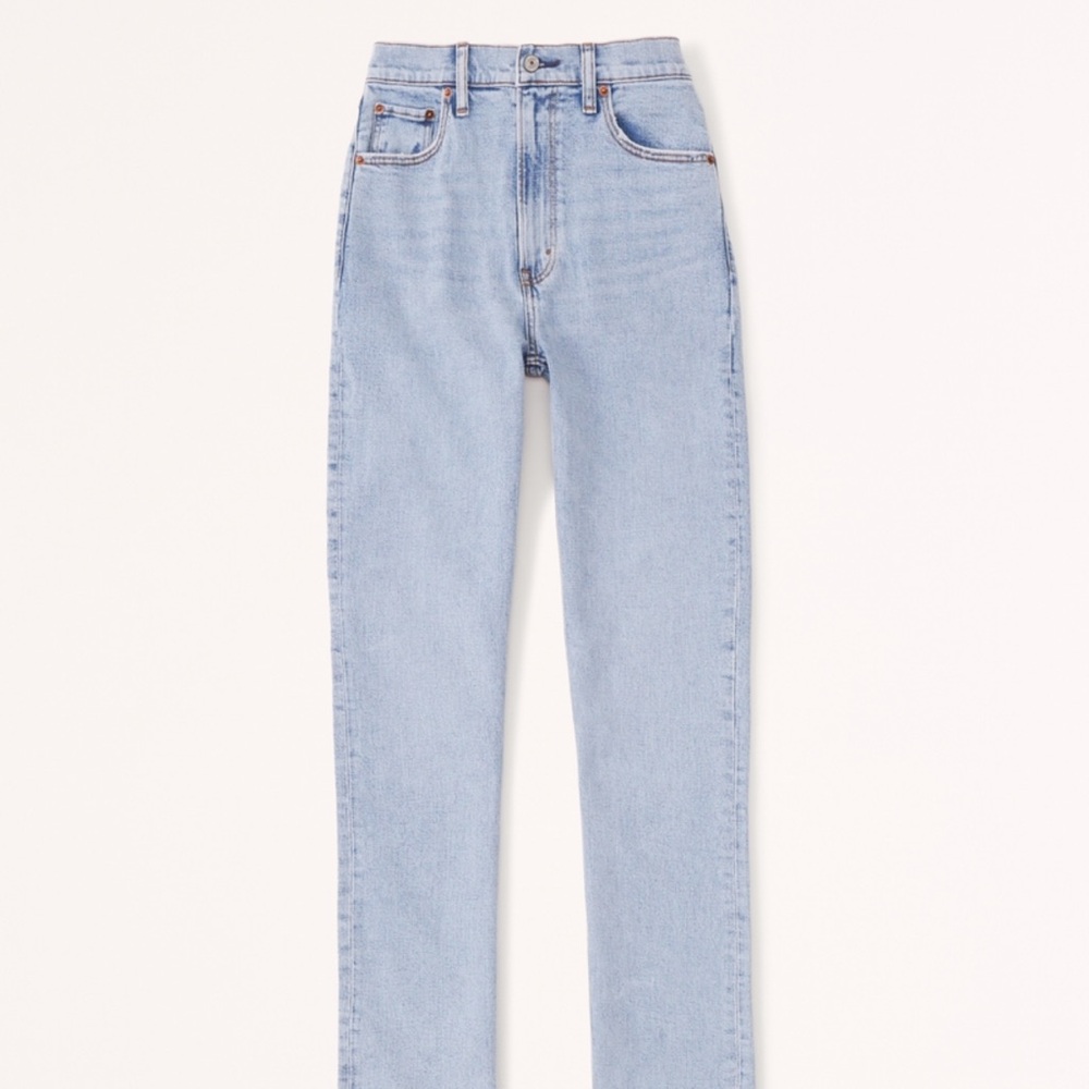 NWT Abercrombie & Fitch Ultra 90s High Rise Slim Straight Jeans